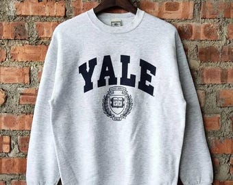 Vintage 90s Yale University Crewneck Sweatshirt, Yale University Shirt, Yale University Hoodie