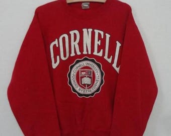 Vintage 90s Cornell University Ivy League Sweatshirt, Cornell University Shirt, Cornell University Fan Sweater, Cornell Ivy League Shirt
