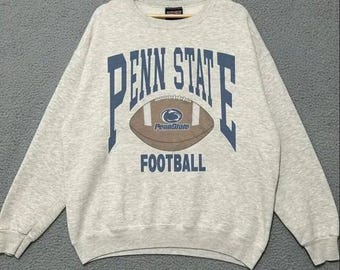 Vintage 90s Penn State University Football Crewneck Sweatshirt, Penn State Shirt, Penn State Sweater, Penn State Hoodie