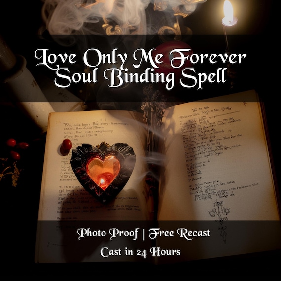 Love Only Me Forever Spell, Twin Witches Soul Binding, Eternal Obsession, Loyalty Spell, Deep Emotional Control, Same Day Powerful Ritual