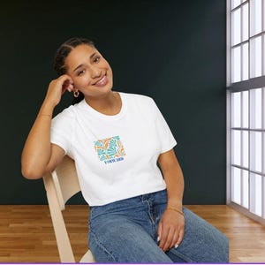 Positive Inspiration White Tee &#39;Forward Is The Way&#39; Unisex T-Shirt, Motivational Graphic Shirt, Inspirational Quote Clothing, Positive Vibes