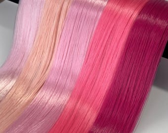 日本製サランピンクアーティストパック 5オンス ドールヘアバンドル