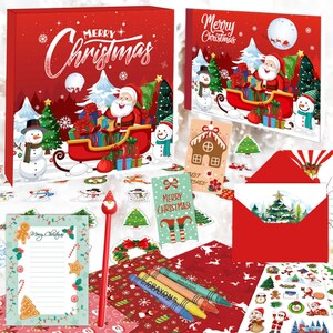 Christmas DIY Scrapbook Kit Holiday Journal, Stationery Gift Box