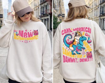 Princess Donut & Carl Gildan Sweatshirt: Dungeon Crawler Carl Bookish Hoodie