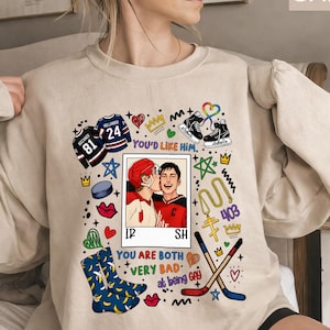 Ilya Rozanov and Shane Hollander Heated Rivalry Sweatshirt