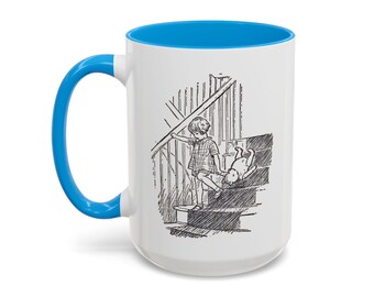 Taza de cerámica de Christopher Robin y Pooh