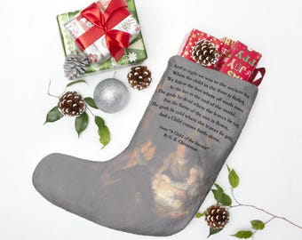 Calcetín navideño de poesía de la Natividad de G. K. Chesterton