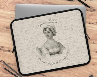 Funda para portátil conmemorativa del 250 aniversario de Jane Austen