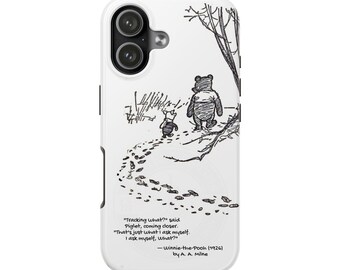 Funda protectora para teléfono de la amistad de Winnie the Pooh y Piglet (compatible con iPhone*)