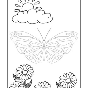 5 x Pages de coloriage papillon pour adultes et enfants