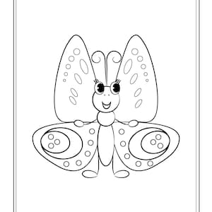 5 x Butterfly Coloring Pages for Adults and Children