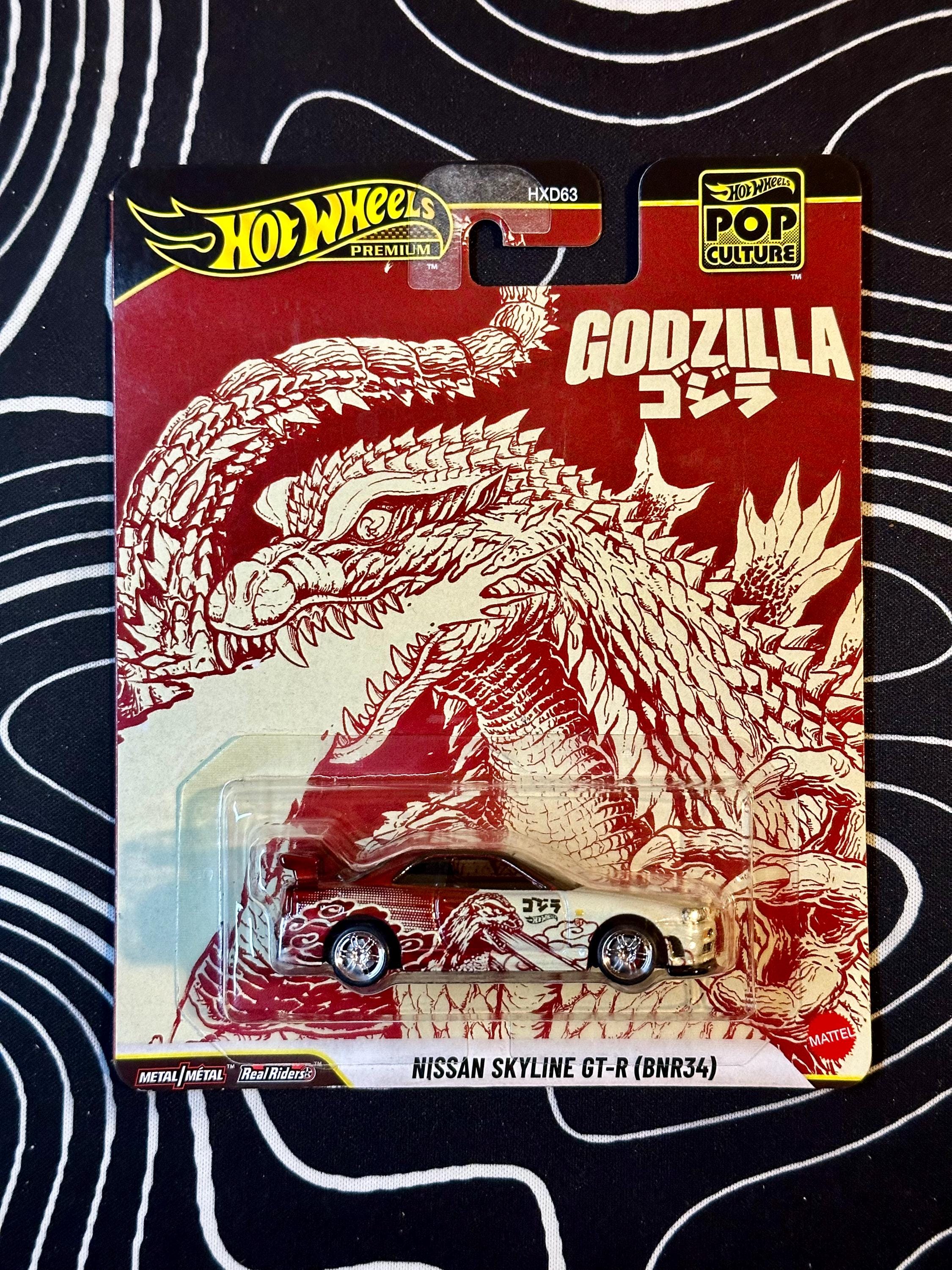 5台セット ゴジラ GT-R BNR34 ホットウィール ポップカルチャー