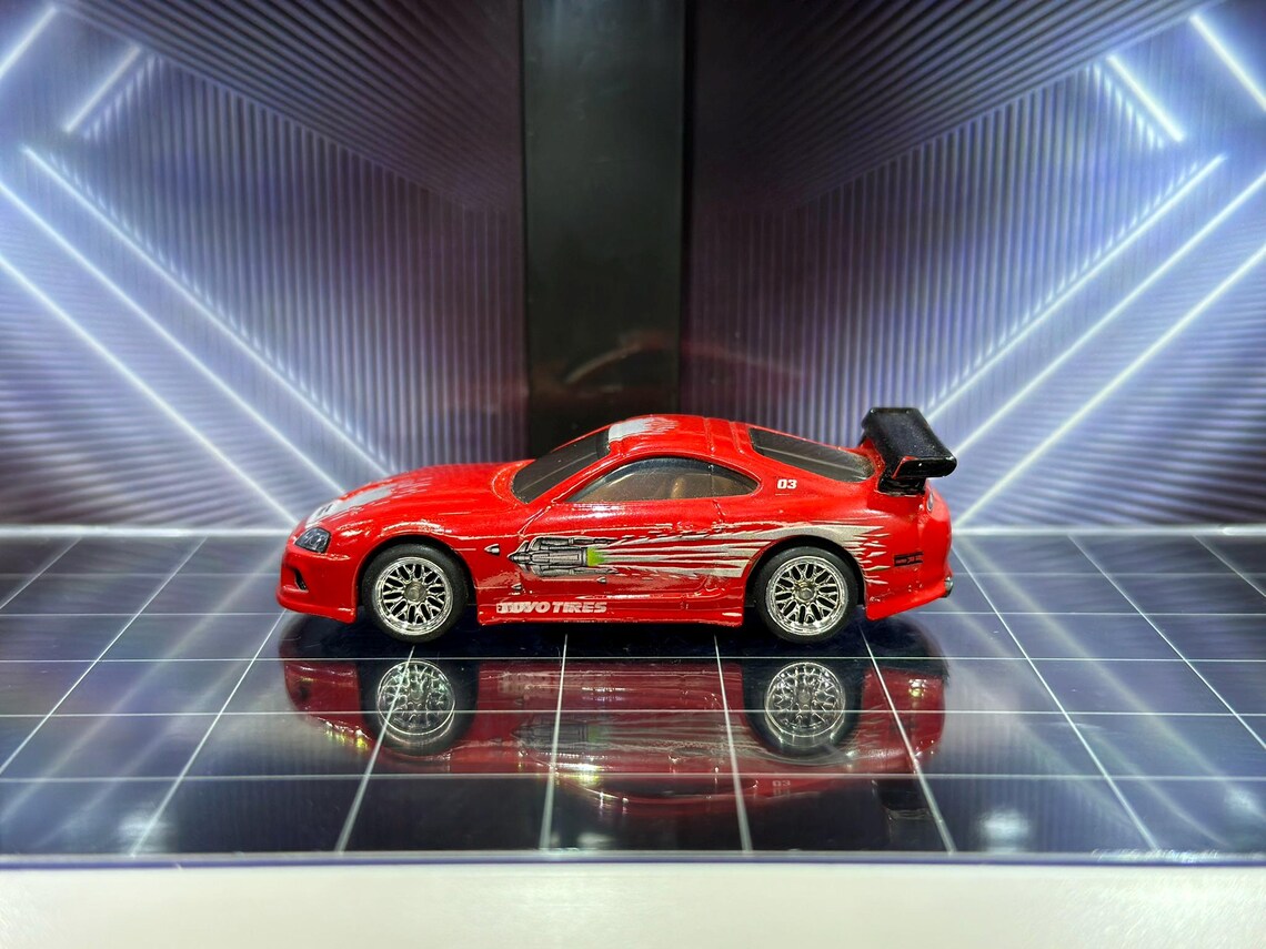 Brian’s Red Toyota Supra (dom’s RX7 Livery) - Custom Paint, Tampos ...