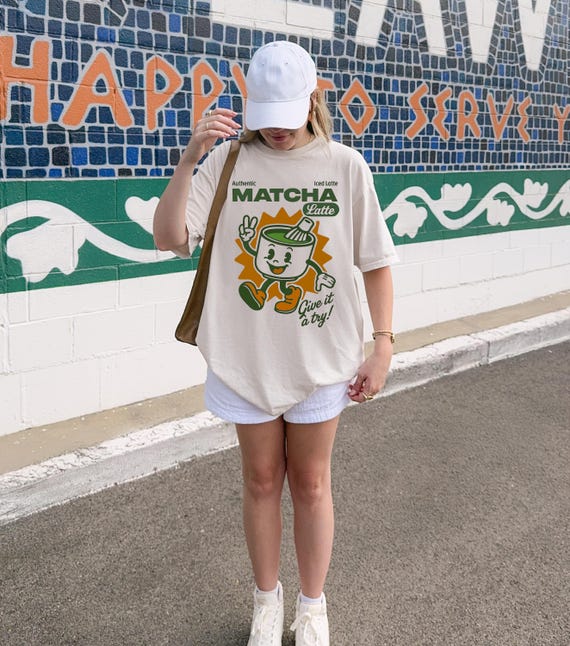 Matcha Latte Graphic Tee: Comfort Colors Unisex T-Shirt