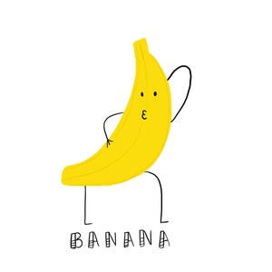 Banana Sticker