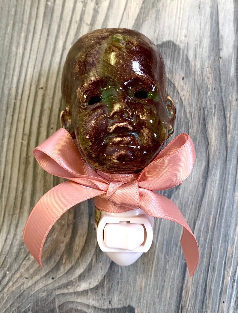 Doll head night light Etsy