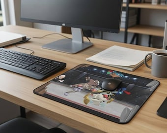 Pokémon x UFC Fan Art Maus Pad | Kampftyp Achteck-Schlacht — (23 x 20 cm)