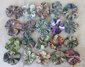 Camo Scrunchy Hair Tie - Multiple Patterns!