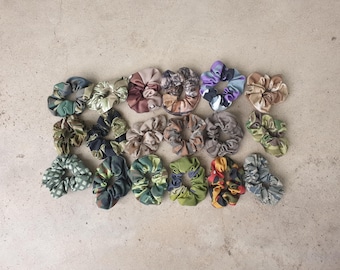 Camo scrunchy haarelastiekje - meerdere patronen!