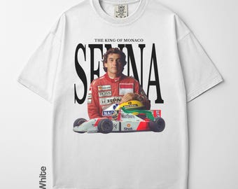 Limited Ayrton Senna Vintage T-Shirt, McLaren F1 Racing Shirt, Ayrton Senna Retro Graphic Tee, Formula 1 Merch, Gift for Ayrton Senna Fans