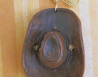 Cowboy Hat Ceiling Fan Pull • Western Fan Chain •Cabin Decor • Country Farmhouse Light Pull • Western Decor Gift for Him • Rustic Fan Chain