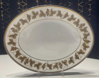 Raymaud Ceralene Limoges France Vineyard Serving Platter 10-1/2”