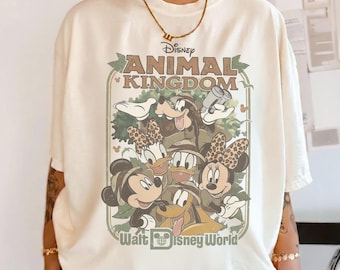 Disney's Animal Kingdom Mickey and Friends Shirt, Disney Safari Trip 2026 Tee, Disneyland Family Matching Shirt, Leopard Mickey Minnie Shirt