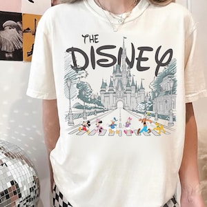 The Disney Mickey And Friends Disneyworld Shirt, Family Vacation Tee 2026, Magical Castle, Happiest Place On Earth, Disney Women Shirts