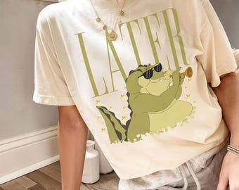 Retro Louis Later Tiana T-shirt, The Princess and The Frog Shirt, Tiana's Bayou Adventure Tee, WDW Disneyland Family Trip shirts
