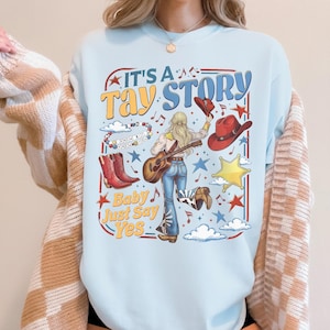 Comfort Colors Toy Story Jessie Shirt, I Knew It I Knew You Shirt, TS and Toy Story 5 Friendship Shirt, Disneyland Toy Story Family Shirts Chambray/Light Blue