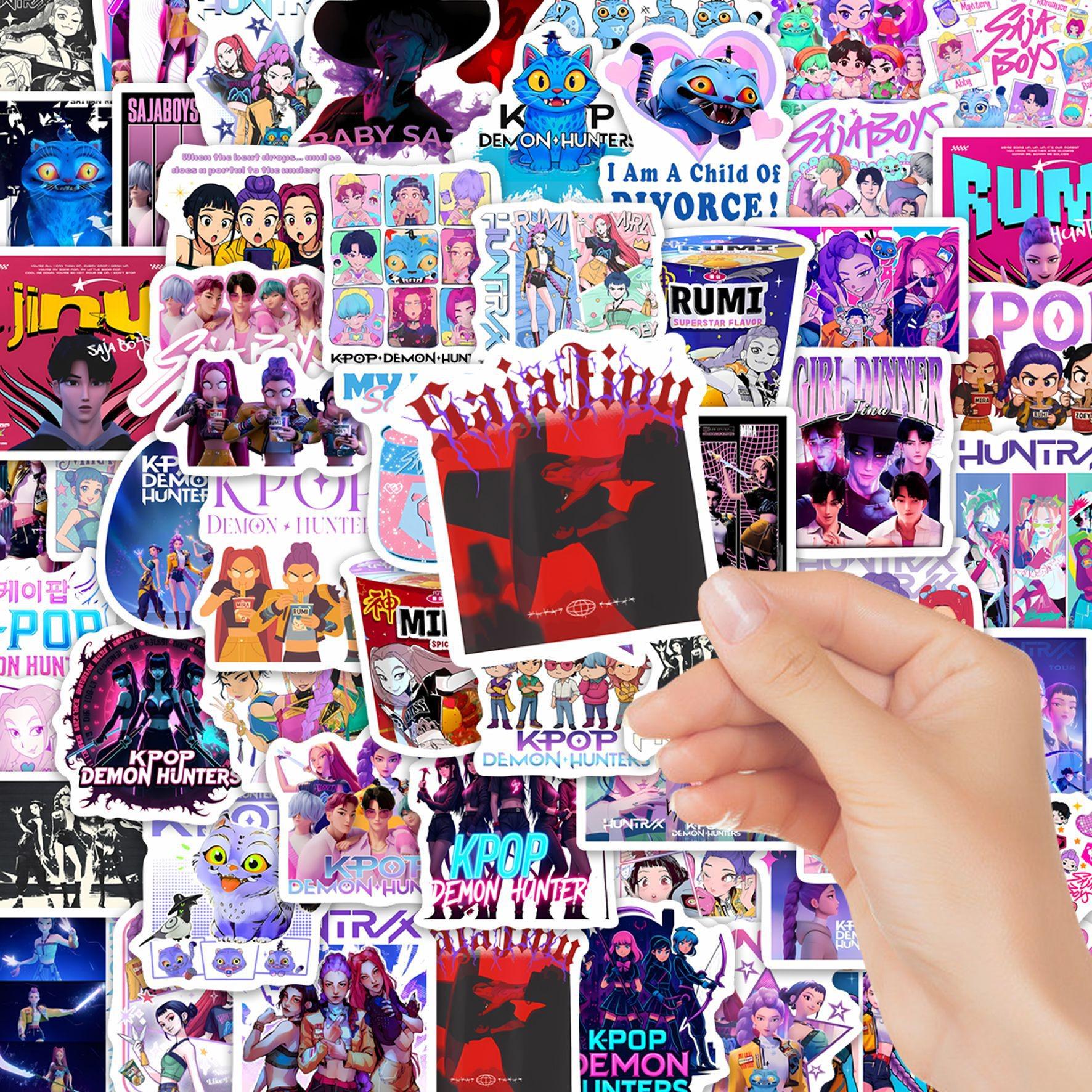Pack 5 Décorations KPOP Demon Hunters-5 KPOP Demon Hunter HUNTRIX. - Korea Paradise