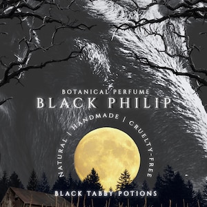 Black Philip Natural Unisex Perfume | Natural Essential Oils, Salted Butter, Wool