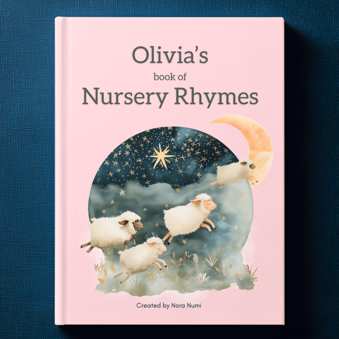 Personalized Nursery Rhymes Book for Baby Girl – With Custom Name and ...