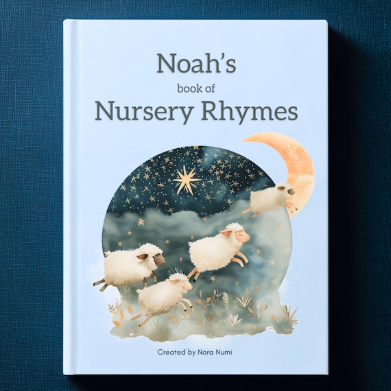 → View on Etsy: Personalized Nursery Rhymes Book for Baby Boy – With Custom Name and Message Personalized Nursery Rhymes Book for Baby Boy – With Custom Name and Message