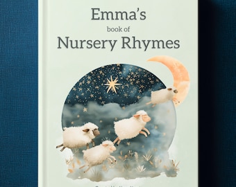 Personalized Nursery Rhymes Book With Custom Name and Message