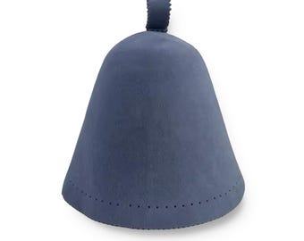 SAUNA HAT 100 % Wool GRAY Felt