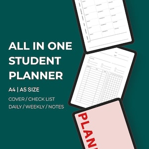 Digital Student Planner 2025-2026: GoodNotes & Tablet Compatible (PDF Download)