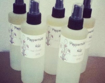 Peppermint Kiss Hair Growth Spray for Natural Hair 8oz Bottle