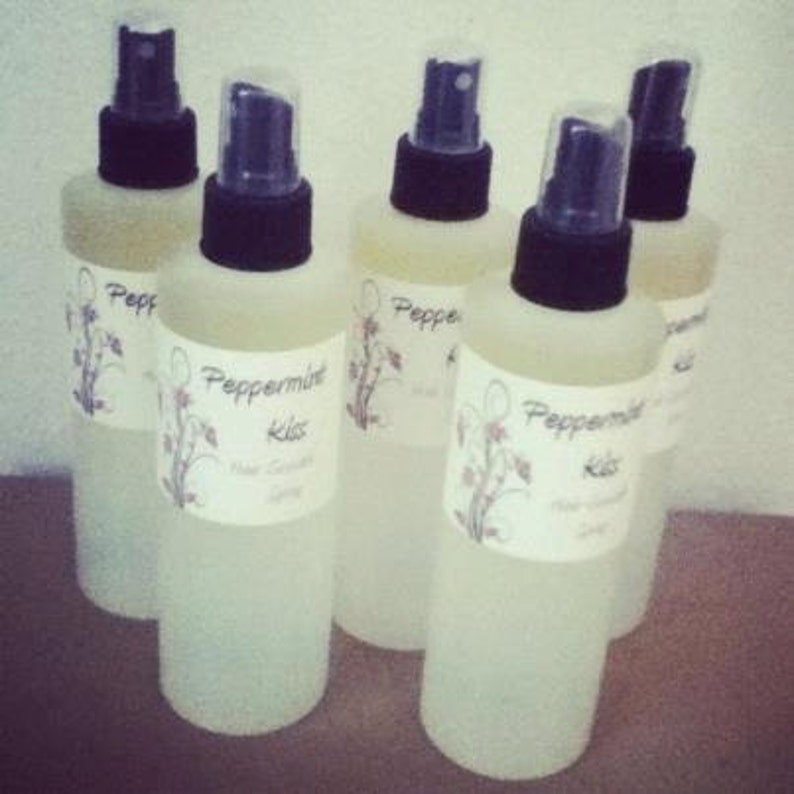 Peppermint Kiss Hair Growth Spray for Natural Hair 8oz Bottle Etsy