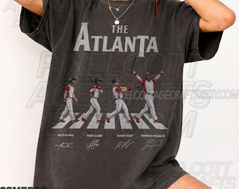 Atlanta Baseball Vintage Sweatshirt, Washed Graphic Tee, Comfort Colors Oversized Shirt