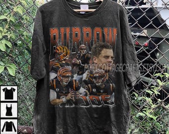 Burrow Vintage Bootleg Graphic Tee, Cincinnati Football Sweatshirt, Hoodie, Oversized Tshirt