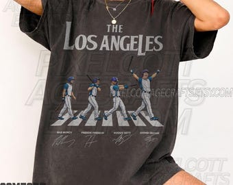 Los Angeles Baseball Vintage Sweatshirt, Washed Graphic Tee, Comfort Colors Oversized Shirt 1883