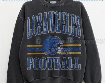 Sudadera vintage de Los Ángeles Football, camiseta retro con estampado de los 90, camiseta extragrande para el día del partido, camiseta Comfort Colors, Football Fan 1936 LRM09