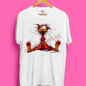 Limited Edition!! Heavy Cotton 1984 BILL THE CAT ack T-Shirt bloom county cartoon 80s Size S-3XL