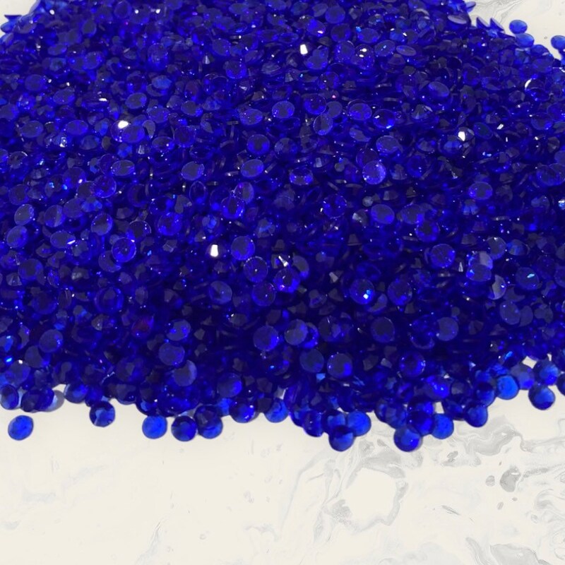 Is Rhinestone Blue A Color Dark Blue Rhinestone - Etsy