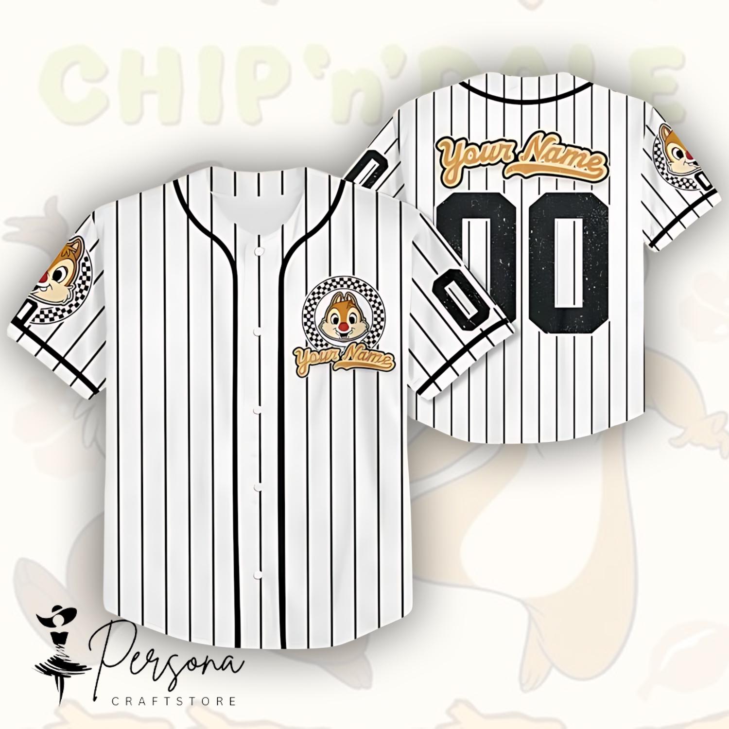 Discover Chip And Dale Baseball Jersey, Disney  Chip And Dale, Disney Vacation Gifts Jersey, Chip And Dale Kid Adult Jersey.