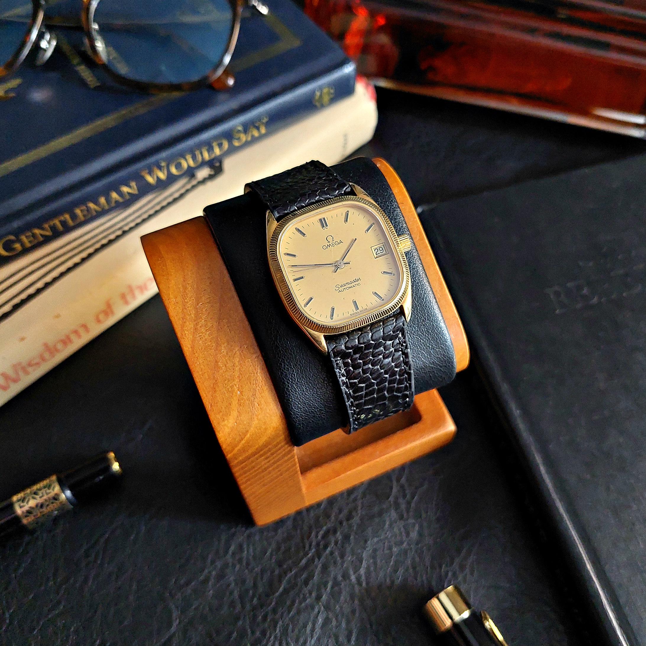 OMEGA Seamaster Automatic Circa 1980s Fluted Bezel Vintage Watch