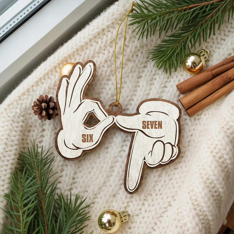 Viral 67 Ornament, Six Seven Ornament, Personalized Ornament, Custom ...
