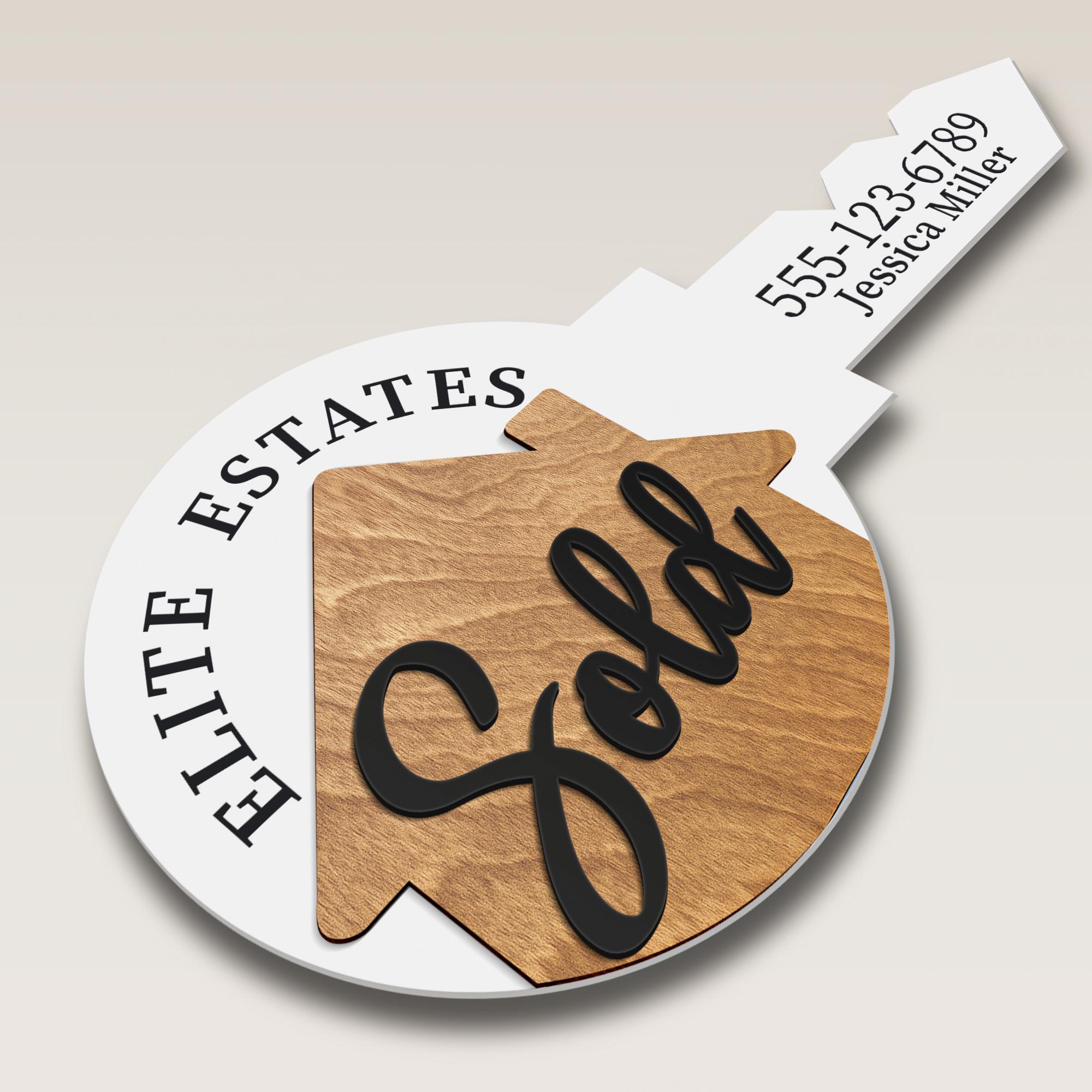Rectagle Realtor Key Realtor Key, Realtor Marketing Reversible Key Laser File Svg, Double ...
