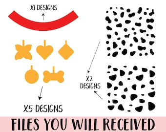 Dalmatian SVG, Dalmatian Spot Pattern with collar SVG, Dalmatian Pattern SVG, Dalmatiner svg, Dalmatian Shirt, 101 days of school Svg File